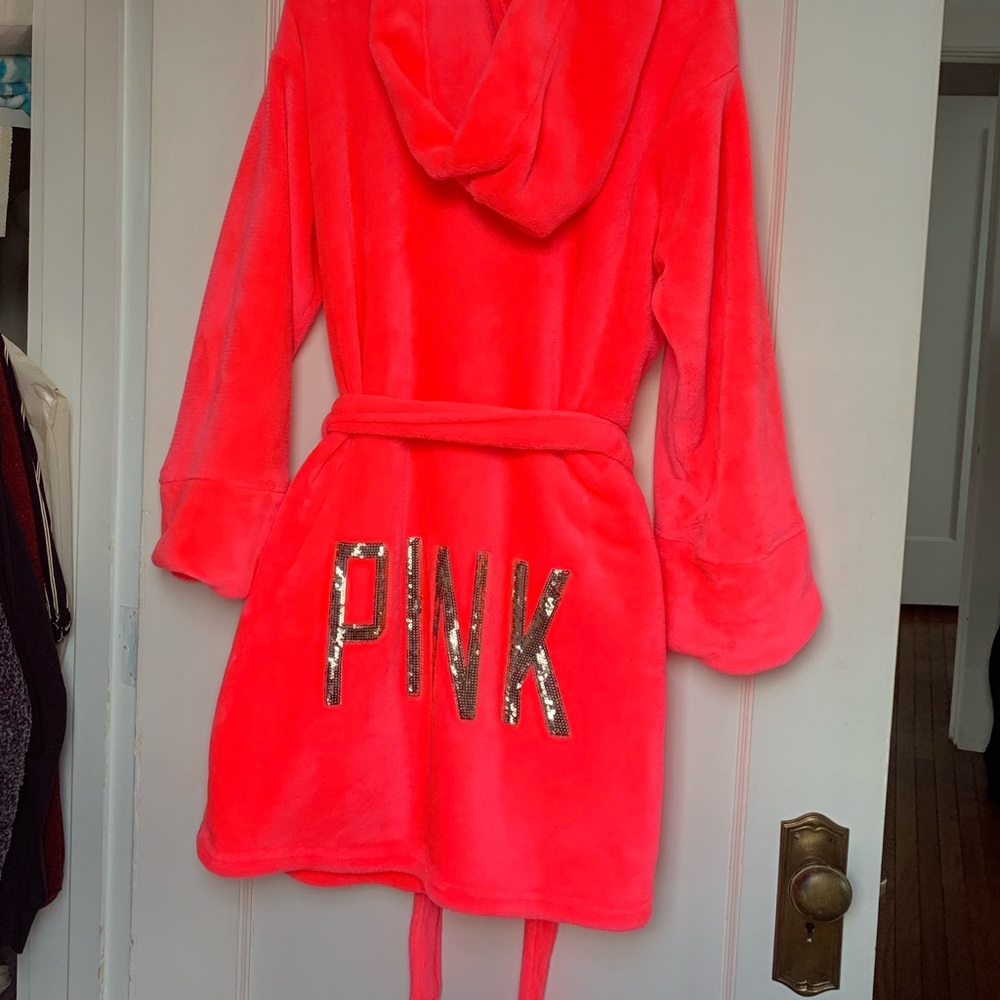 Victoria Secret Neon Pink Robe